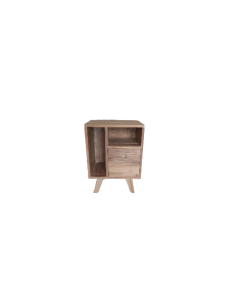 Nightstand 1 Drawer 2 Spaces 45x37x60